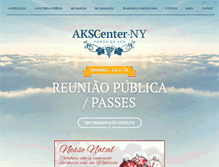 Tablet Screenshot of akscenter.com